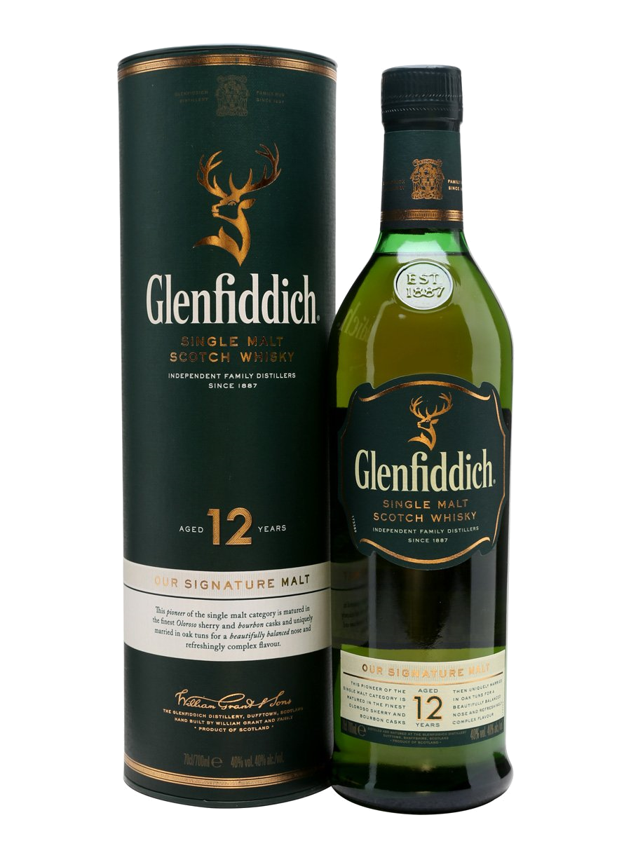 Glenfiddich 12 YO Single Malt Whisky
